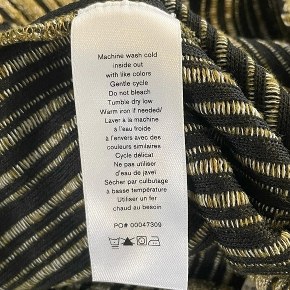 rag & bone Raimi Ribbed Long Sleeve Top in Seed Green size XS - Picture 4 of 10